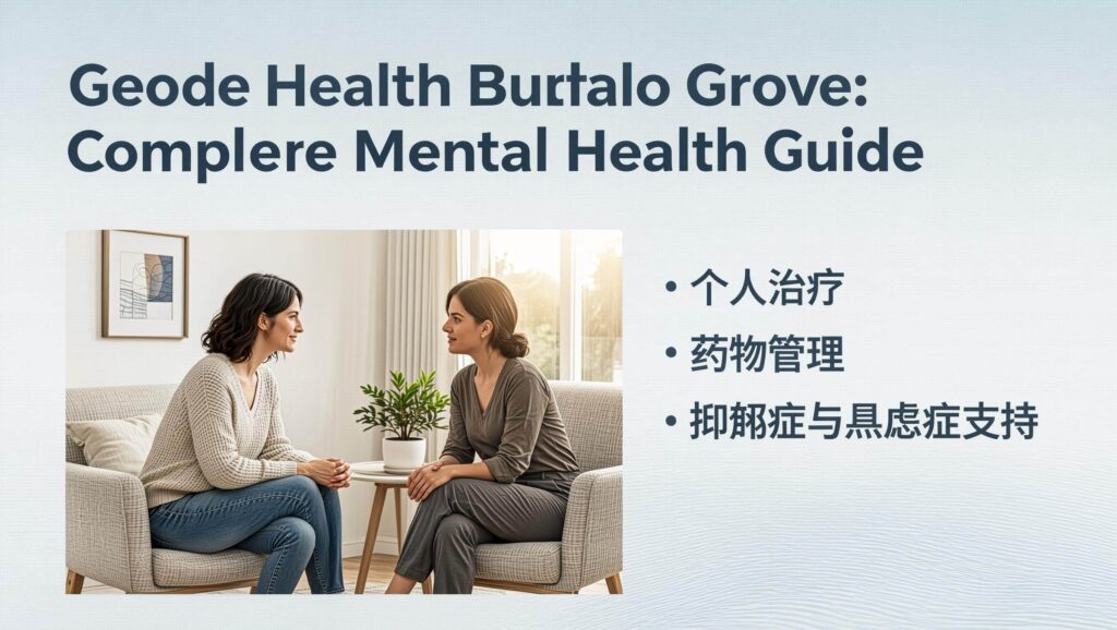 Geode Health Buffalo Grove: Complete Mental Health Guide