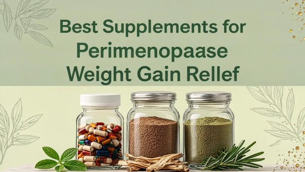 Best Supplements for Perimenopause Weight Gain Relief