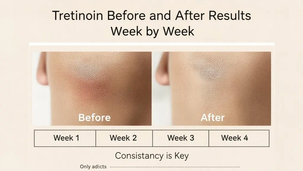 Tretinoin Before and After Results Week by Week