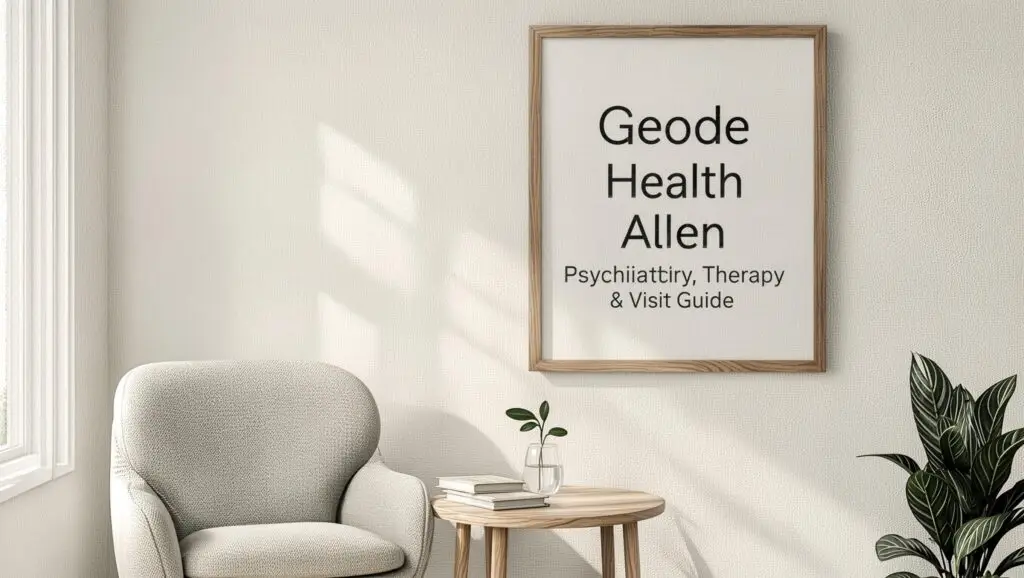 Geode Health Allen: Psychiatry, Therapy & Visit Guide