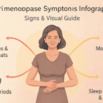 Perimenopause Symptoms Infographic: Signs & Visual Guide