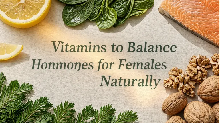 Vitamins to Balance Hormones for Females Naturally
