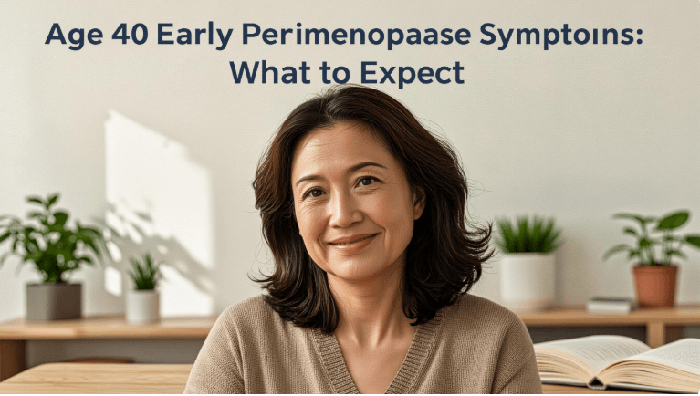 Age 40 Early Perimenopause Symptoms: What to Expect