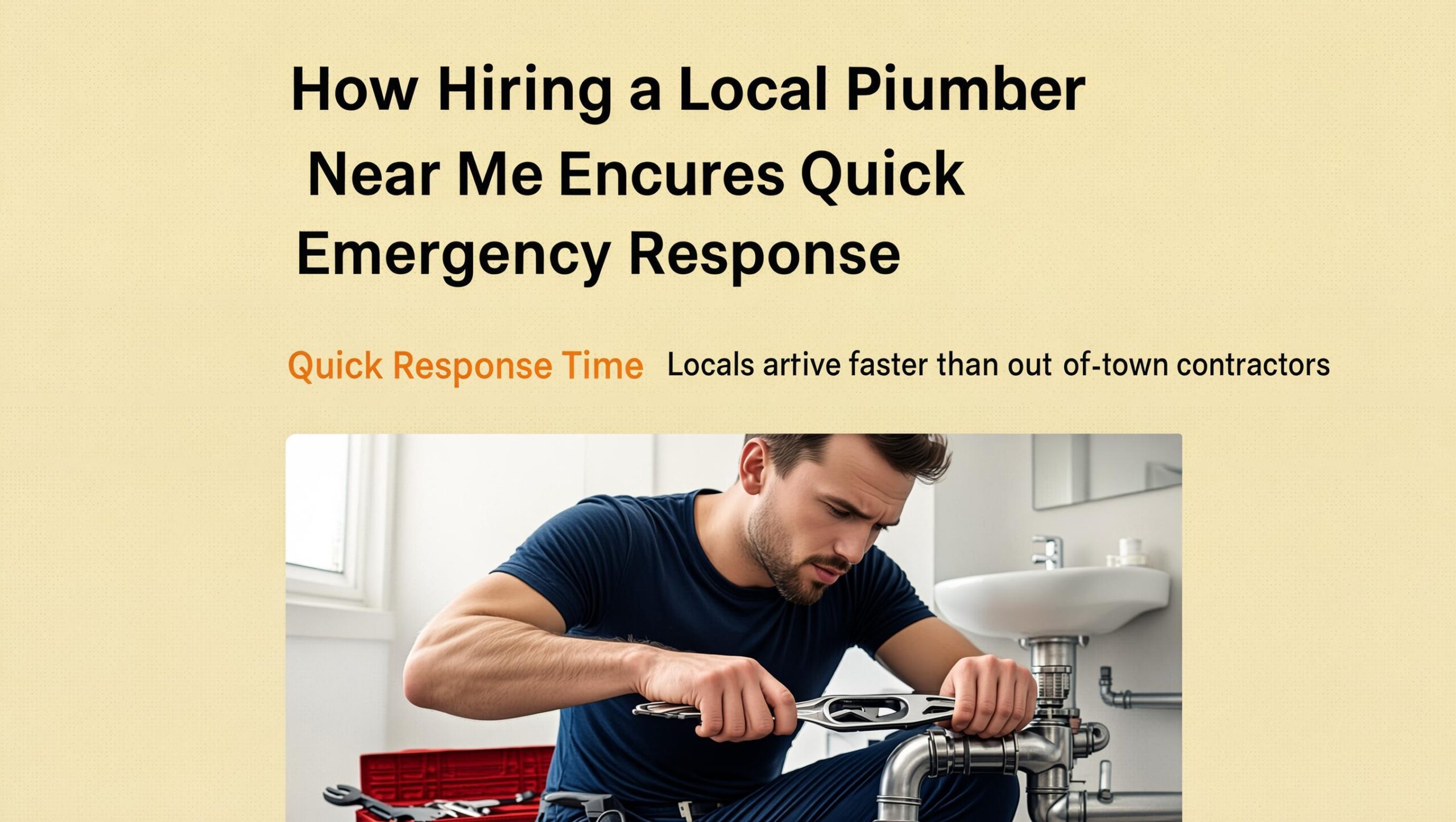 How Hiring a Local Plumber Near Me Ensures Quick Emergency Response